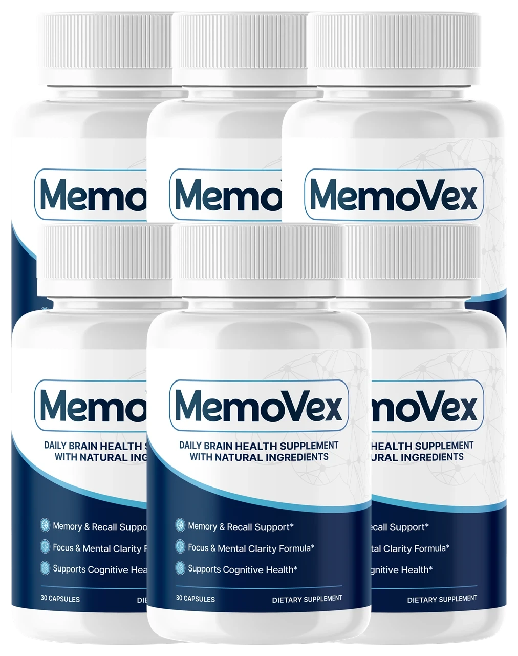 MemoVex 6 Bottles package